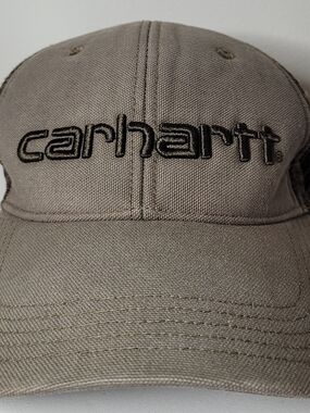 Carhartt Embroidered Logo Baseball Cap in Taupe